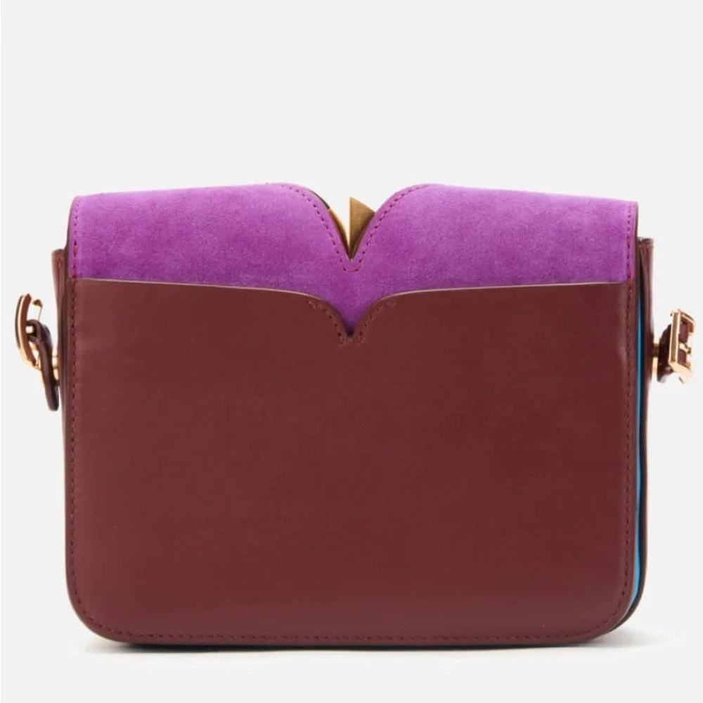 Kate Spade New York Women's Mystery Suede Small Shoulder Bag- Berry Blitz Multi